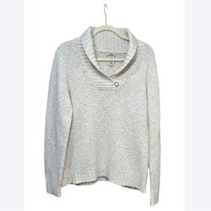 L.L. Bean Oatmeal Knit Sweater | Women’s Size Large